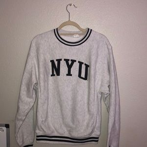 Champion NYU cuffed sweatshirt